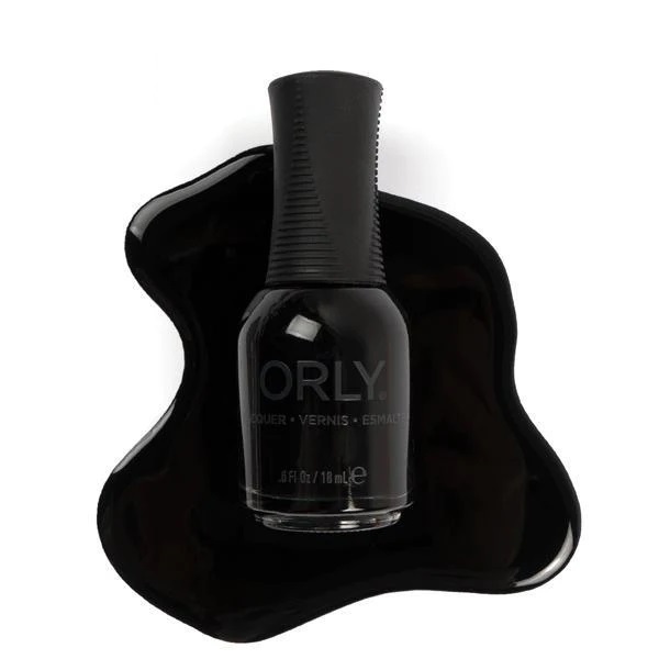 Orly βερνίκι νυχιών 20484 Liquid Vinyl, κλασσικό μαύρο